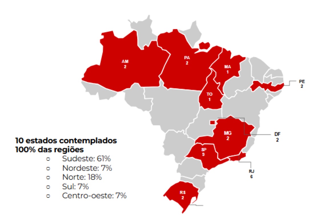 Mapa IFood Chega Junto