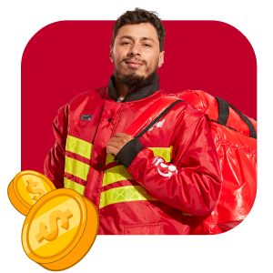 Fa&ccedil;a parte do ifood para entregadores